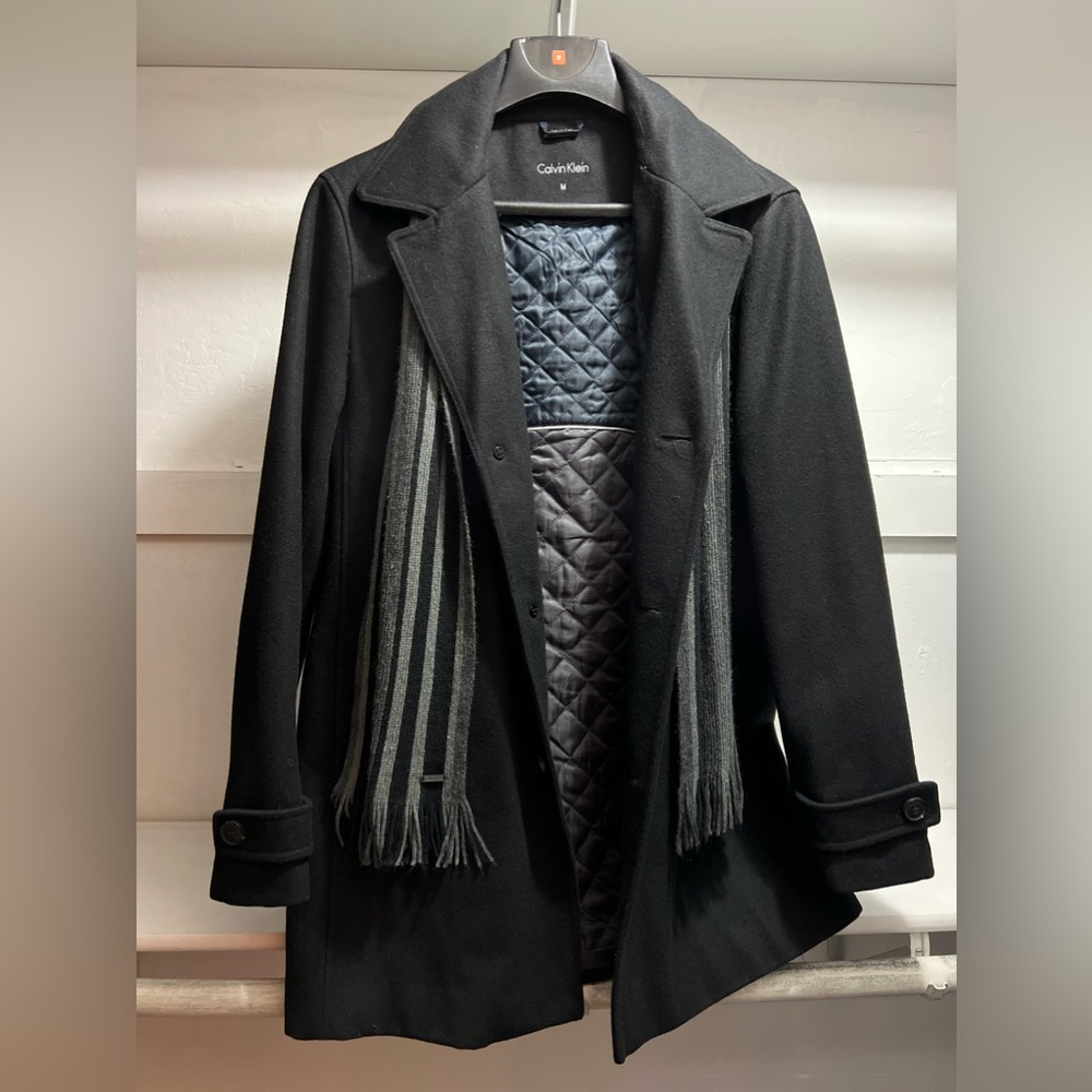 Calvin Klein Men’s Wool Pea Coat